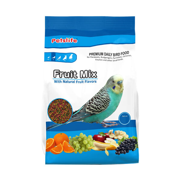 Petslife Fruit Mix Food for Small Birds 1kg Pets for Homes