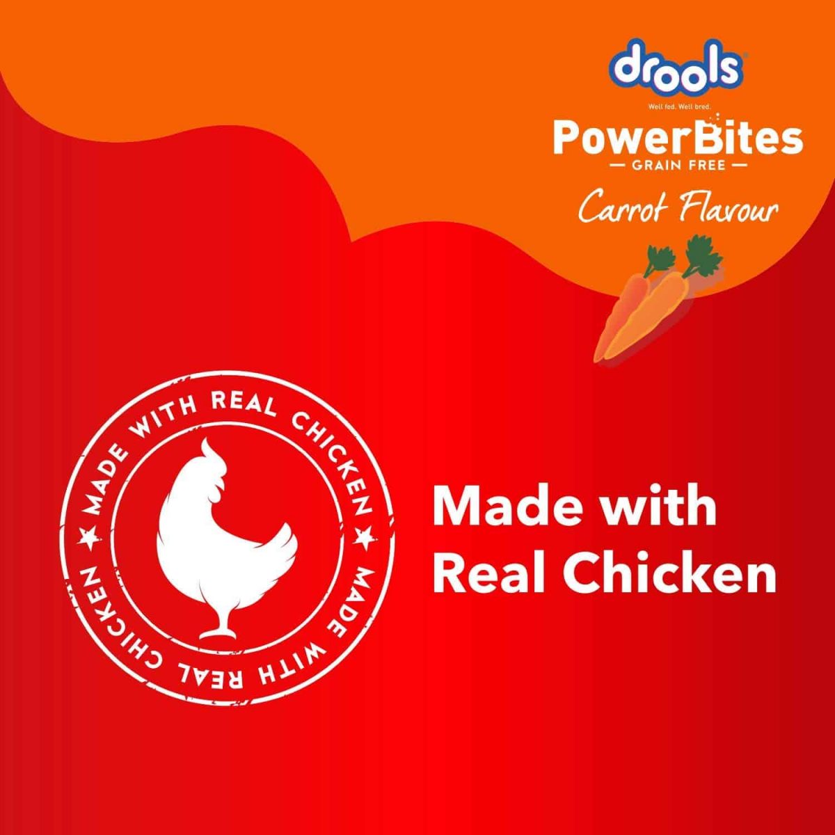 Power Bites chicken Flavour, Dog Treats