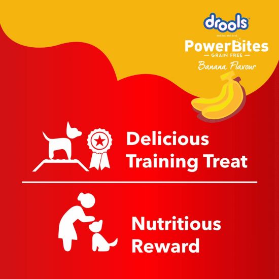 Power Bites Banana Flavour - Dog Treats
