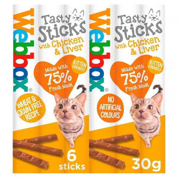 Pack of 6 Webbox Tasty Sticks