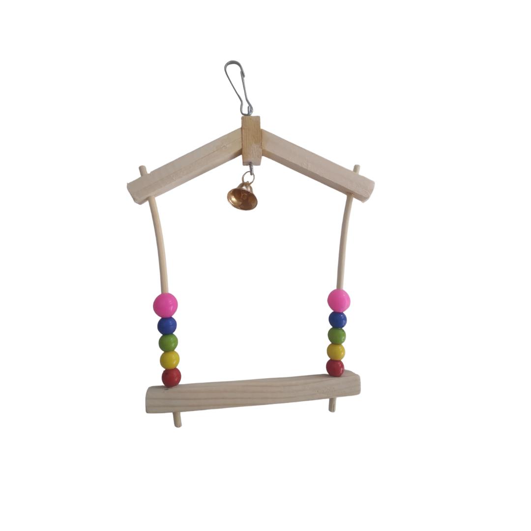 wooden-house-swing-bird-toy