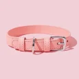 Solid Dog Collar – Pink – XS