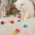 Cat & Kitten Ball Toy with Bell Jingle Balls
