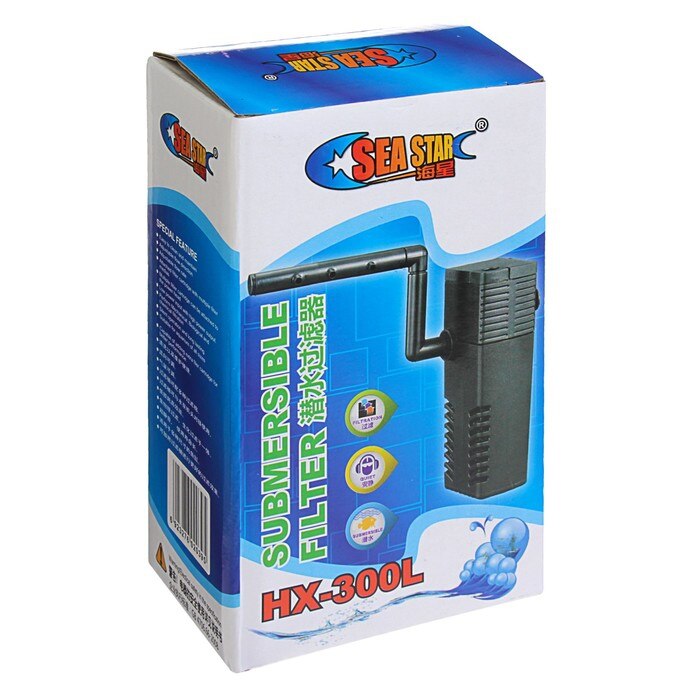 Sea-Star-HX-300L-submersible-filter-300-l-h-5-W-with-sprinkler-flute-goods-for