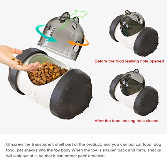 Billi Dog Cat Swing Bear Food Dispensing Toy