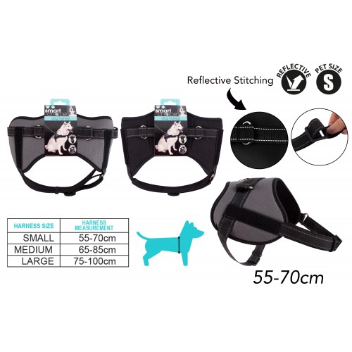 Smart Choice Padded Non-Pull Adjustable Dog Harness – Size Large