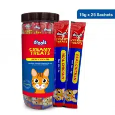 Drools Real Chicken Creamy Cat Treats Pack of 25