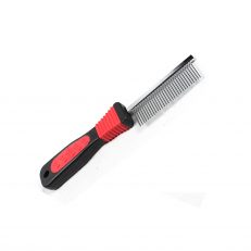 Pet Dog Grooming Comb with Non-Slip Grip Handle