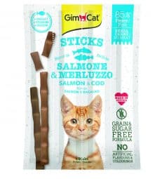 Gimcat Sticks Treat Salmon and Cod 4 Pcs