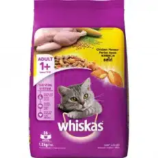 Whiskas Chicken Flavour Cat Dry Food Adult 1.2kg