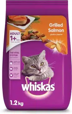 Whiskas Grilled Salmon Flavour Cat Dry Food Adult 1.2kg