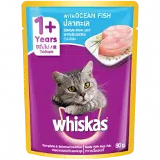 Whiskas Pouch Ocean Fish 80g
