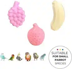Parrot Essentials Fruity Mineral Blocks for Parrots & Pet Birds