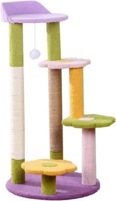 Three-Layer Flower Cat Climbing Tree – Fun, Safe, and Stylish for Small Cats & Kittens