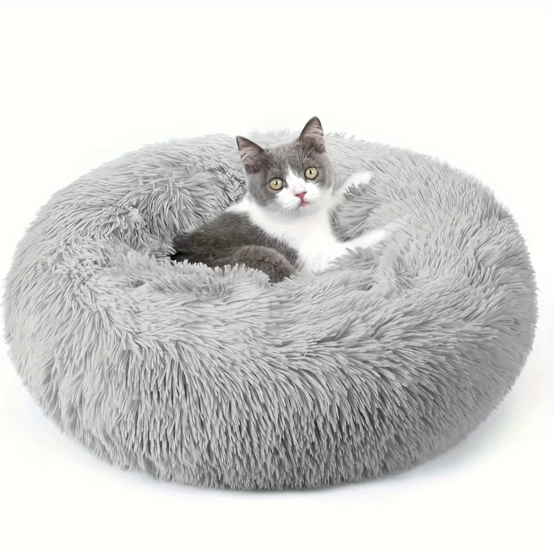 Soft Calming Donut Bed Mauritius - Pet Bedding