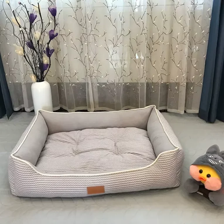 Square-Dog-Nest-Detachable-and-Washable-Cat-Bed-Pet-Mat-Summer-Breathable-Cotton-mauritius