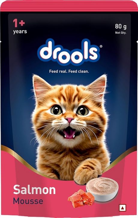Drools Cat Salmon Mousse 80gm| Grain Free