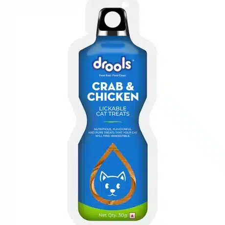 Drools Crab & Chicken Creamy Cat Treats 30gm